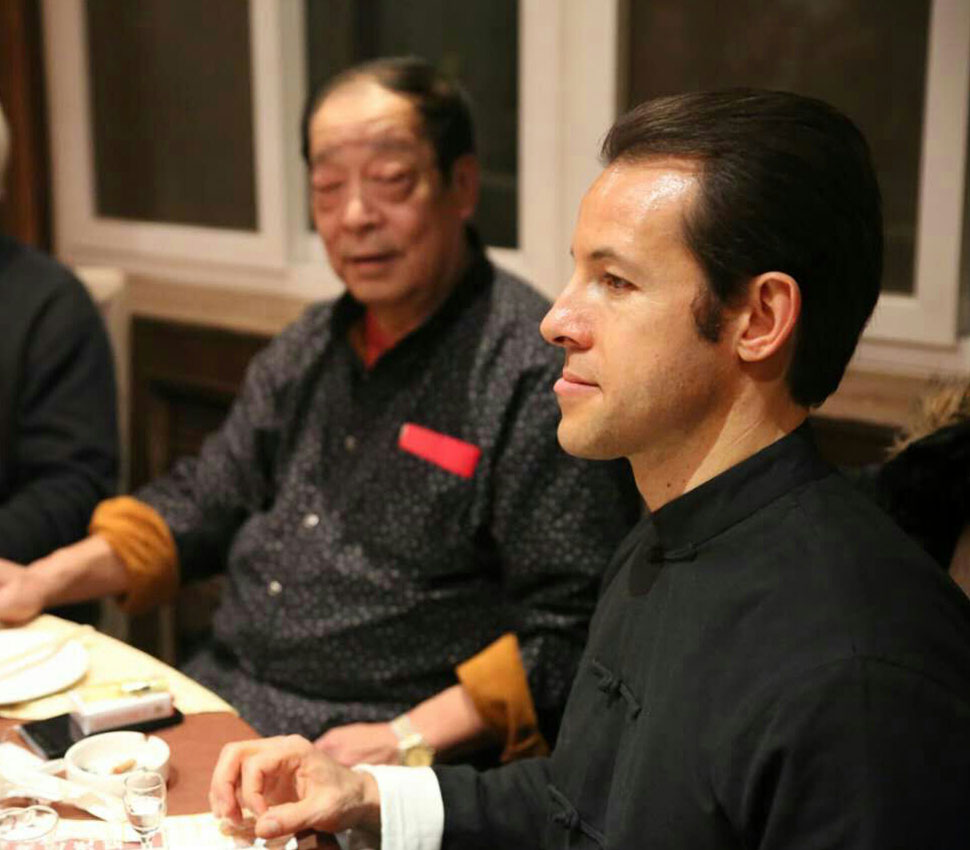 Shifu Laurent Morlet et maître Wei Yuzhu Shifu Laurent Morlet et maître Wei Yuzhu